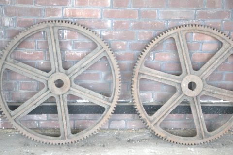 Zahnräder im Bergwerk