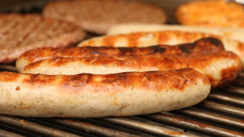 Wurst auf dem Grill